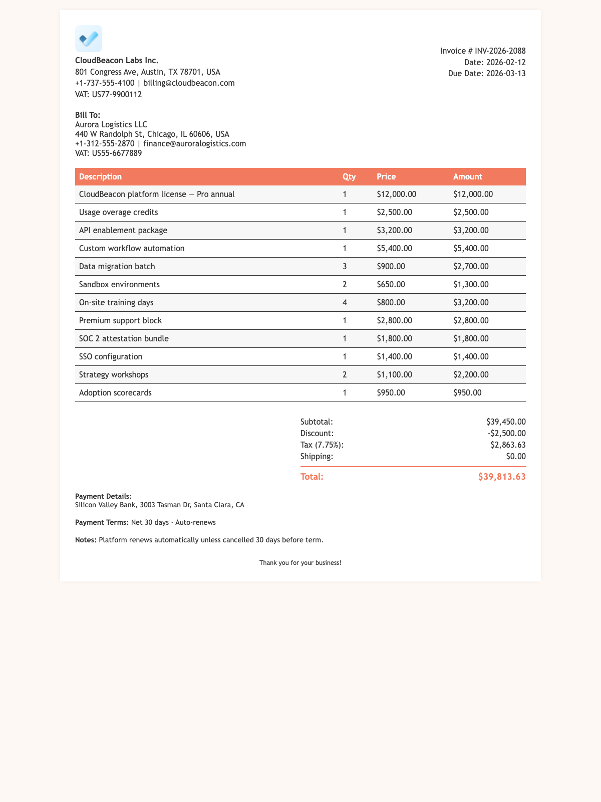 Bold Blocks template preview