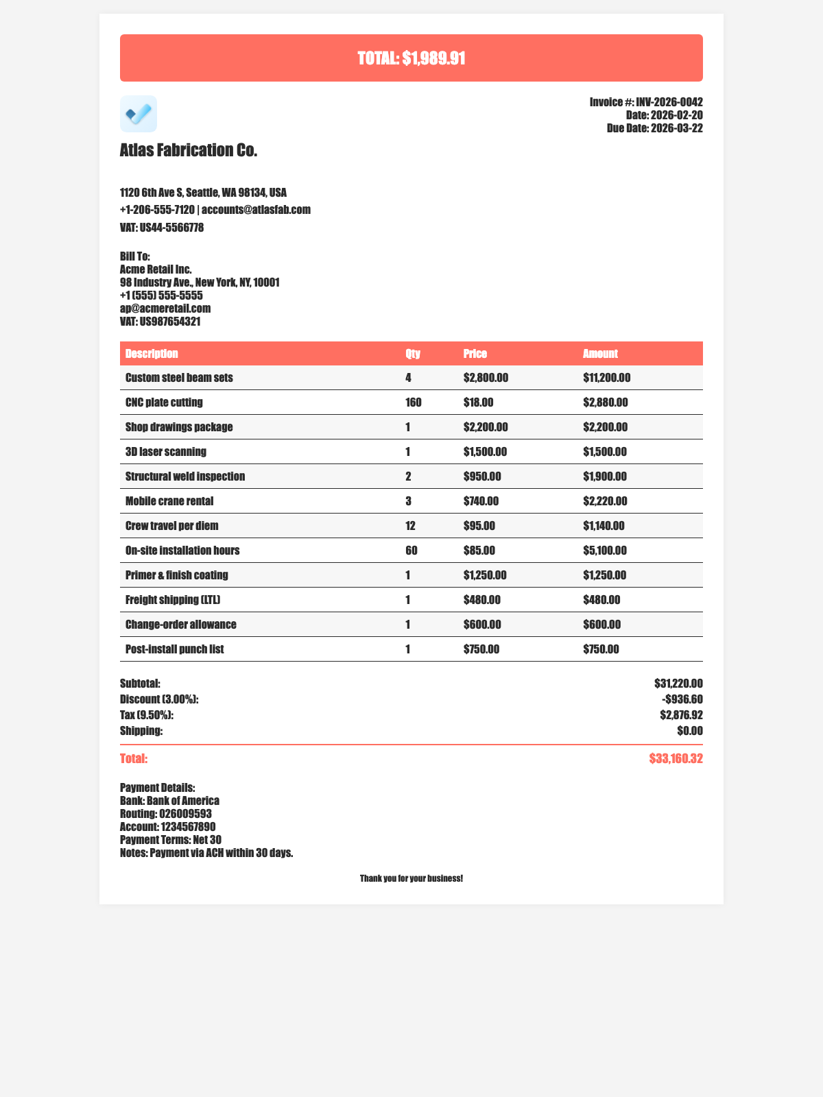 Modern Bold Typography template preview