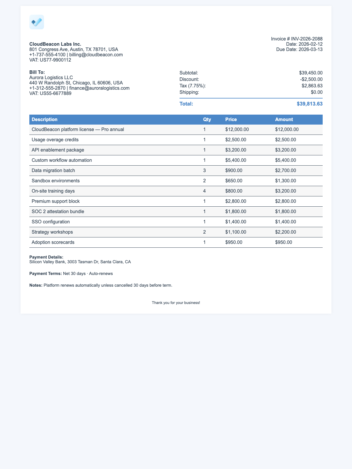 Corporate Grid template preview