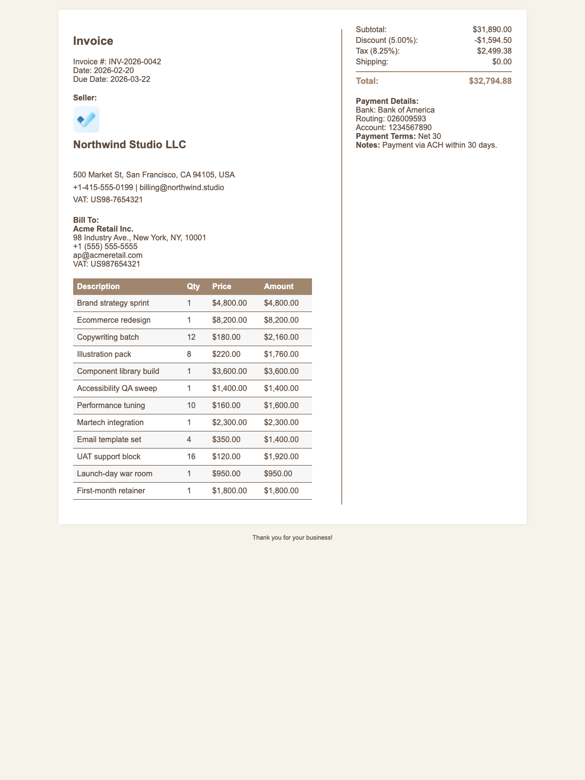 Earthy template preview