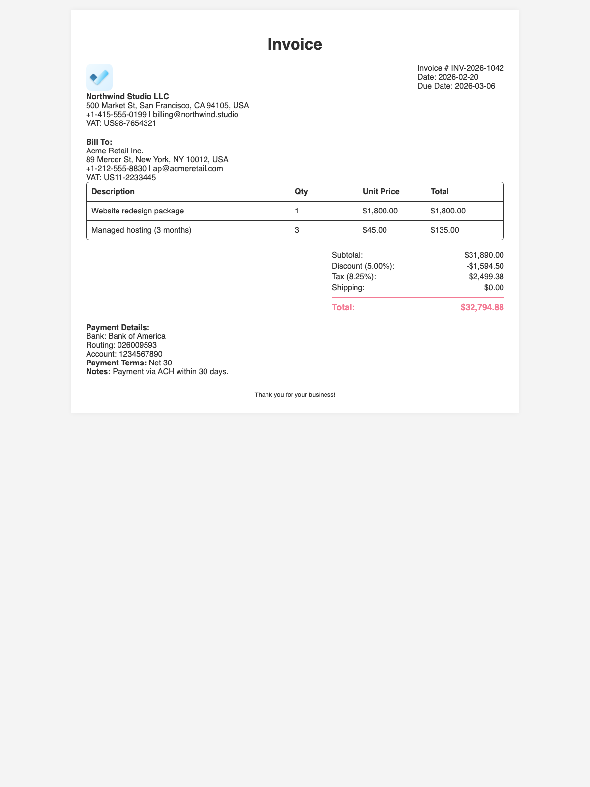 Geometric template preview