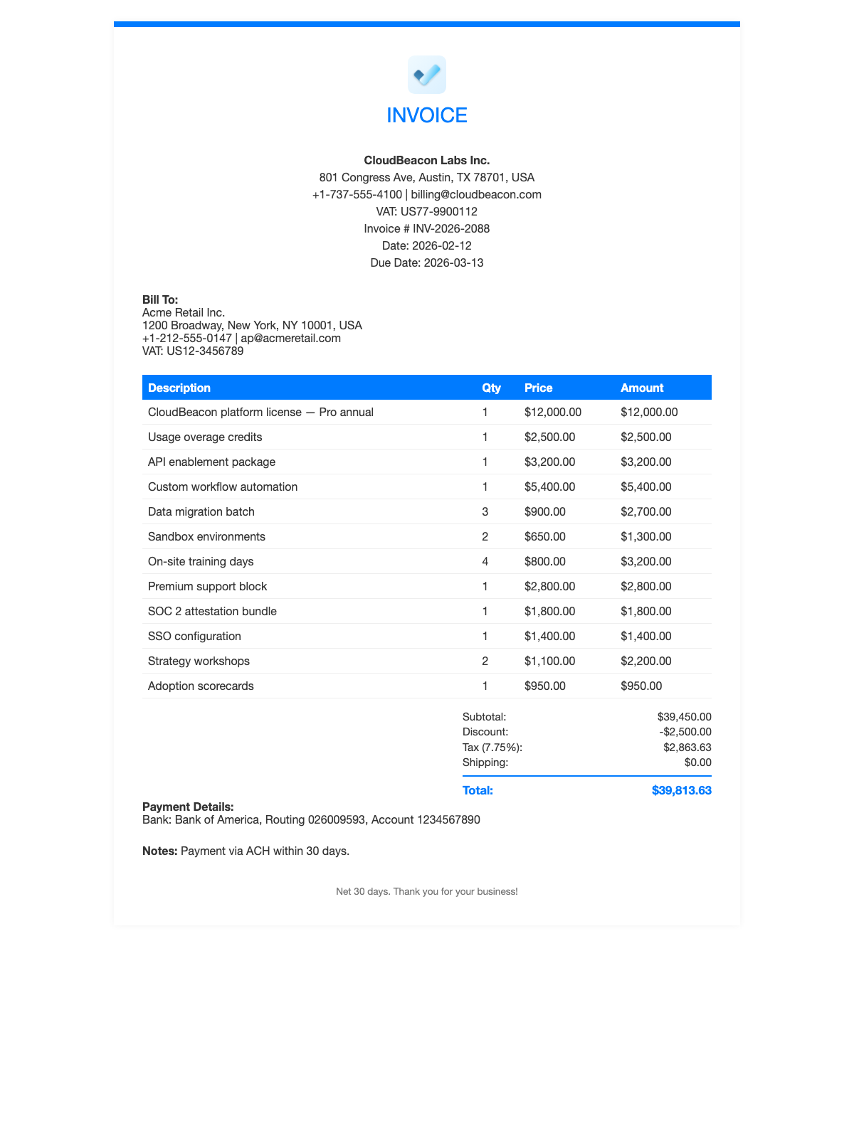 Modern Centered template preview