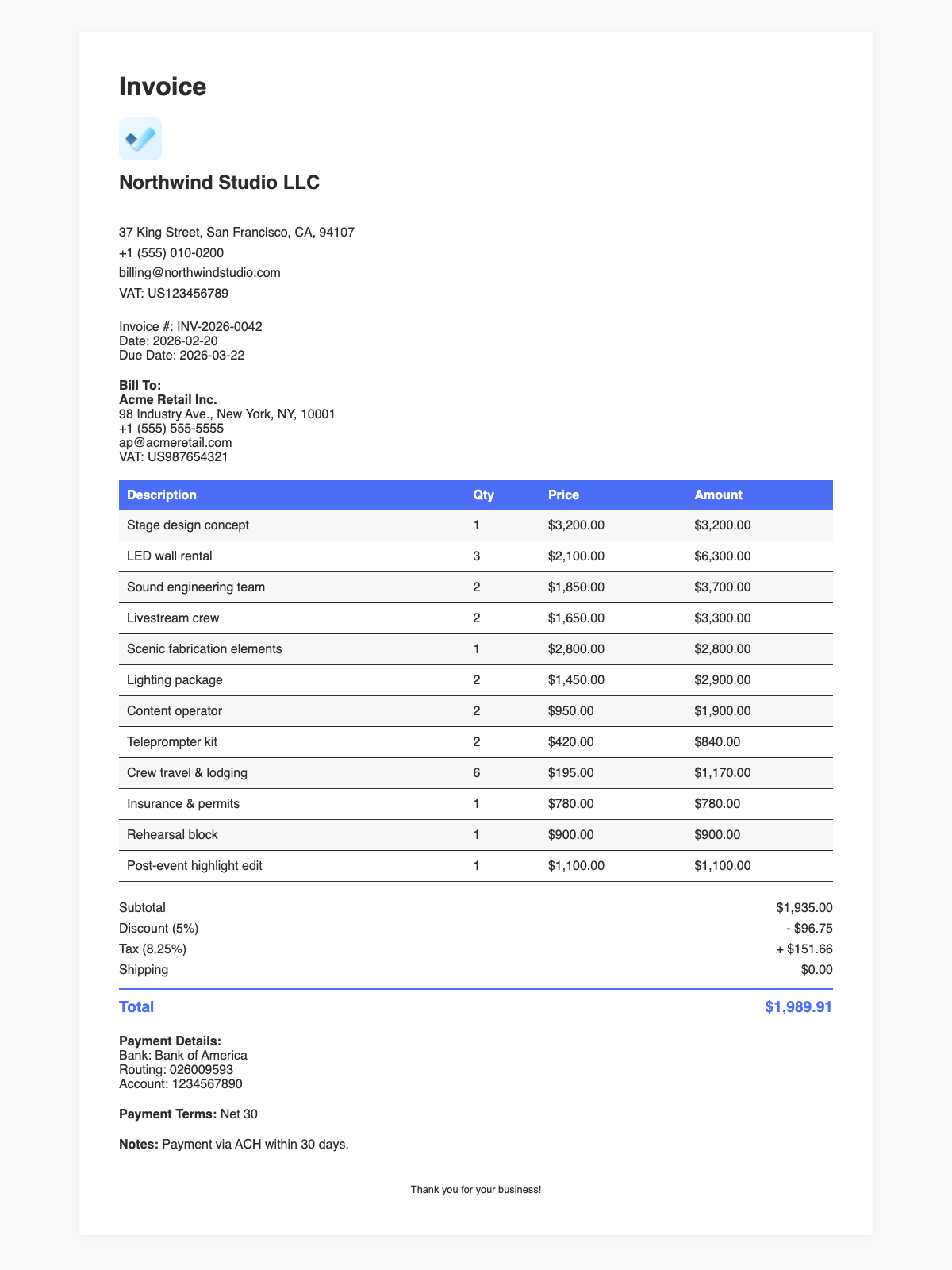 Modern Minimal template preview
