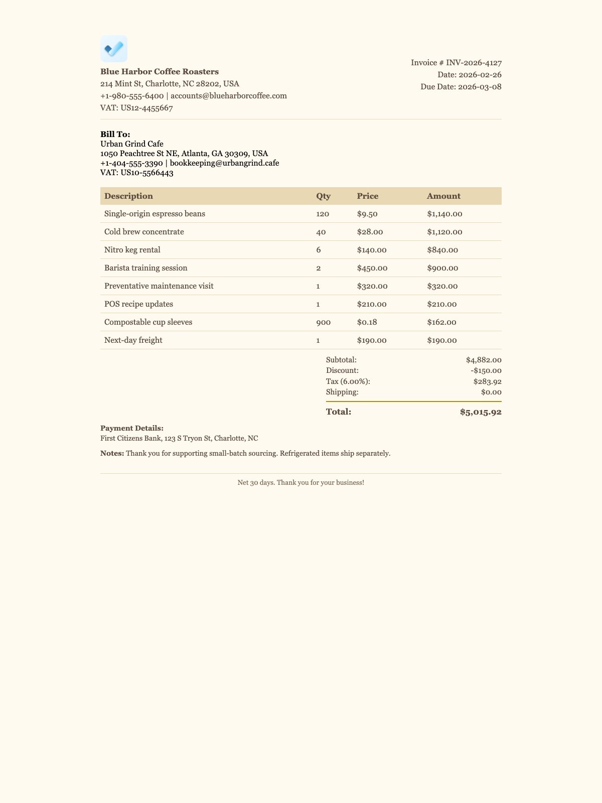 Vintage template preview